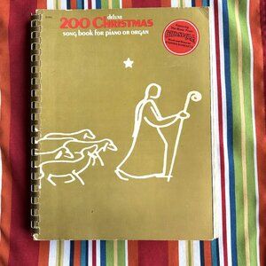 Christmas and other Christian and 70s Pop Sheet Music Book 200 Songs